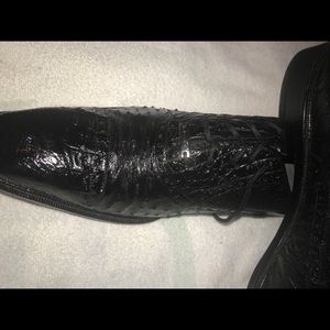 Size 12 Alligator and Ostrich Lace up Shoe